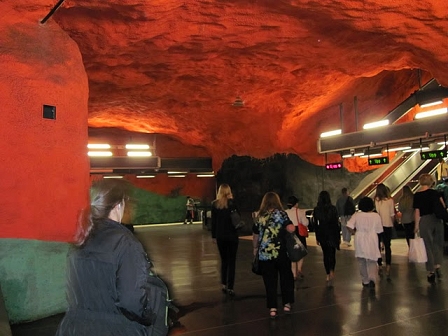 Stockholm Subway romantic